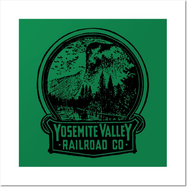 Yosemite Valley Railroad Co. Wall Art by MindsparkCreative